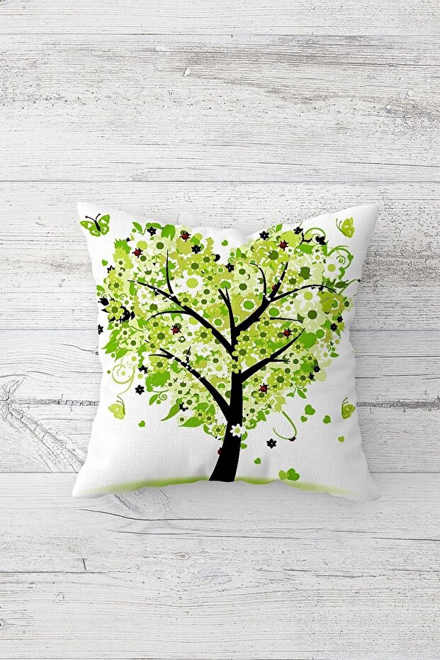 Tree of Life Patterned - Hidden Zippered Throw Pillow Sofa Pillow Set (4pcs) - 5