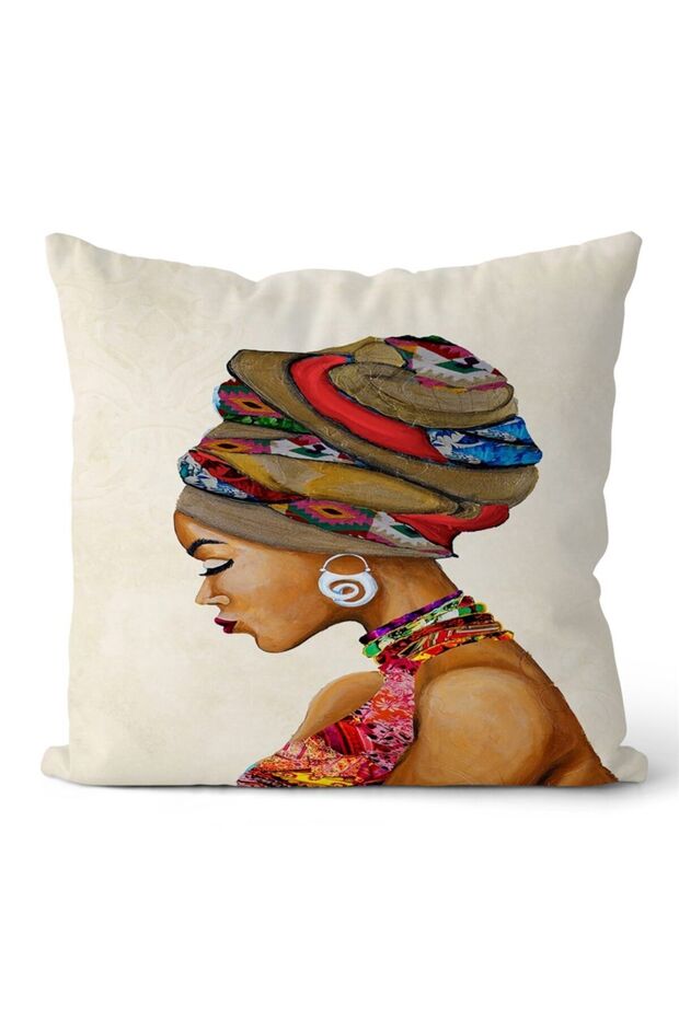 Double Sided Throw Pillow Cover Code: Kir3589 - 1