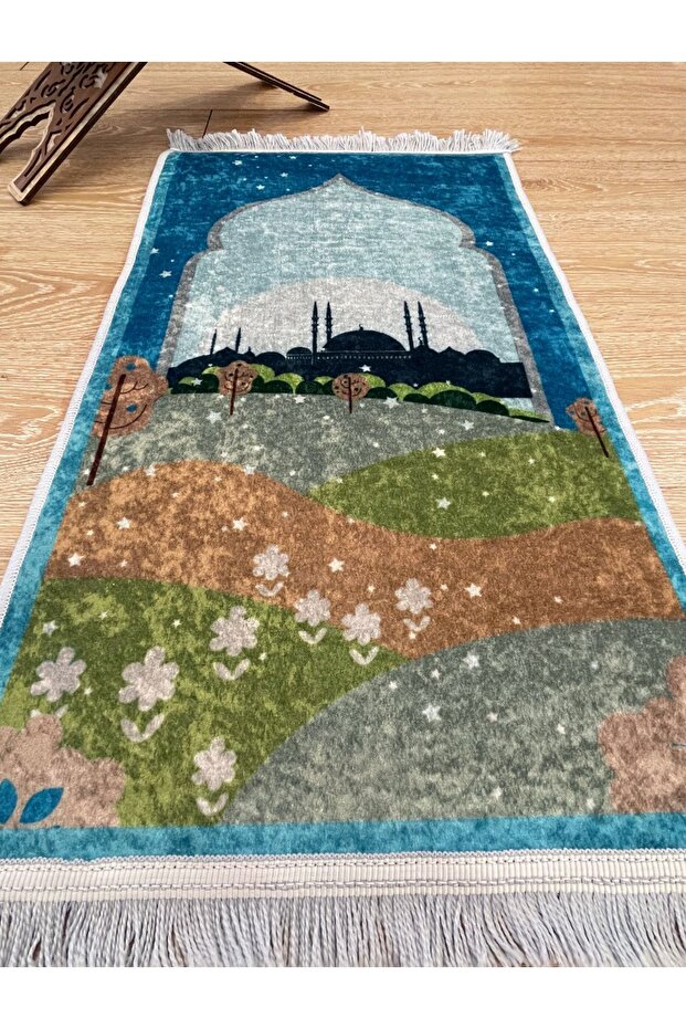 Çocuk Seccadesi Mavi - 2