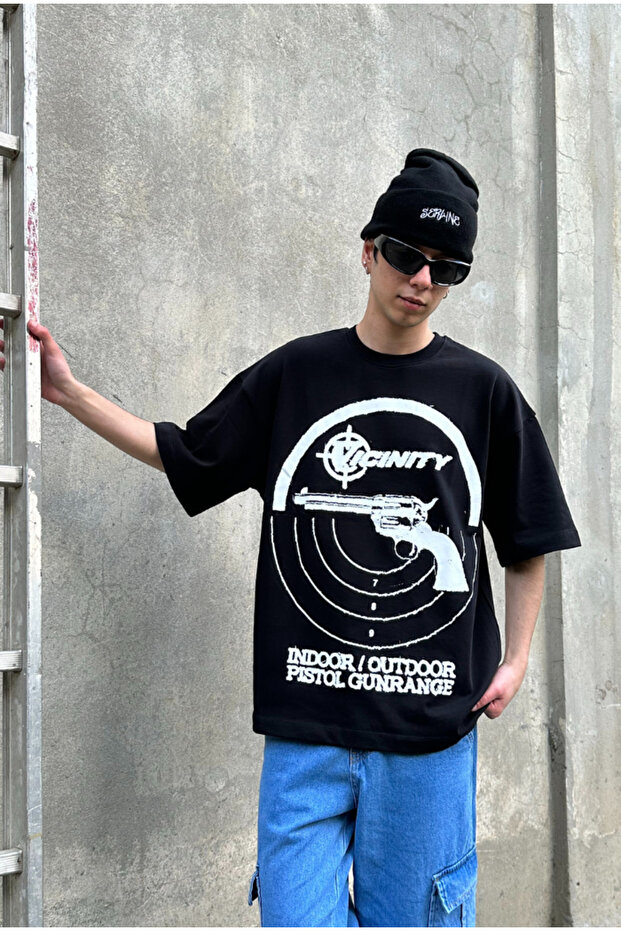 Μπλουζάκι Vicinity Weapon Μαύρο Oversize - 2