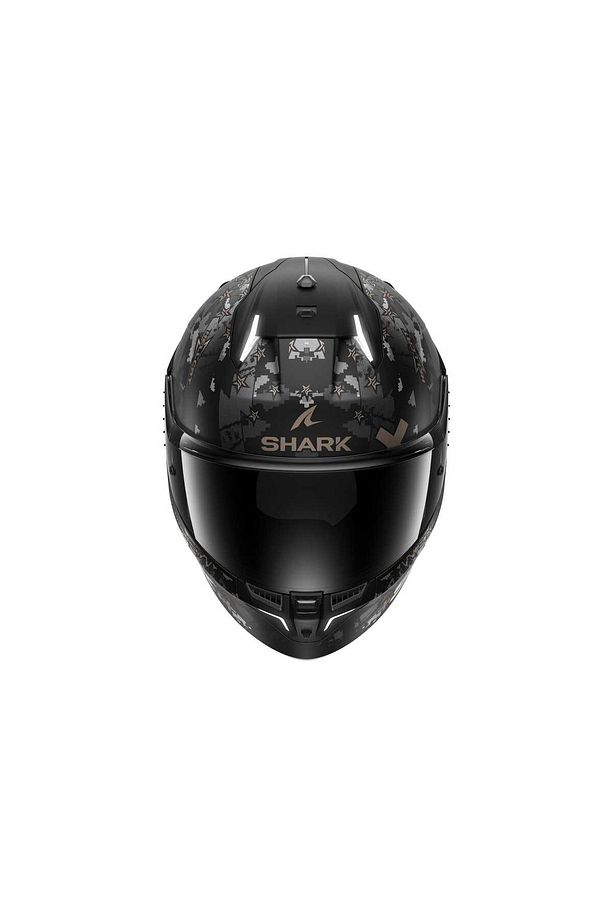 Skwal i3 Hellcat KUA Mat Kapalı Kask - Antrasit/Siyah - 3