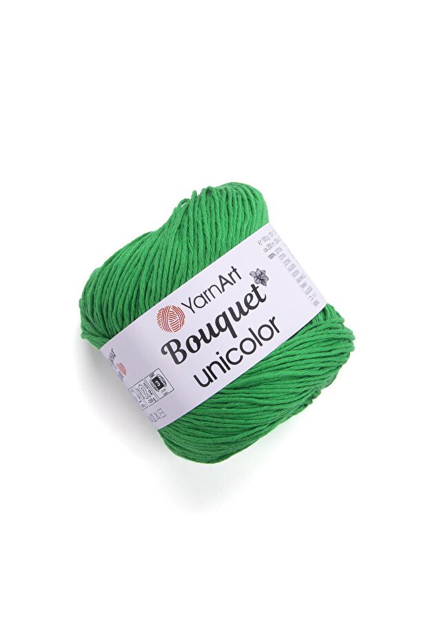 BOUQUET UNICOLOR - سلسلة محبوكة يدويًا باللون الأخضر - 3220