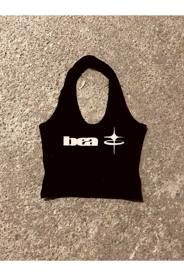 بلوزة هالترنيك برباط أسود - 1