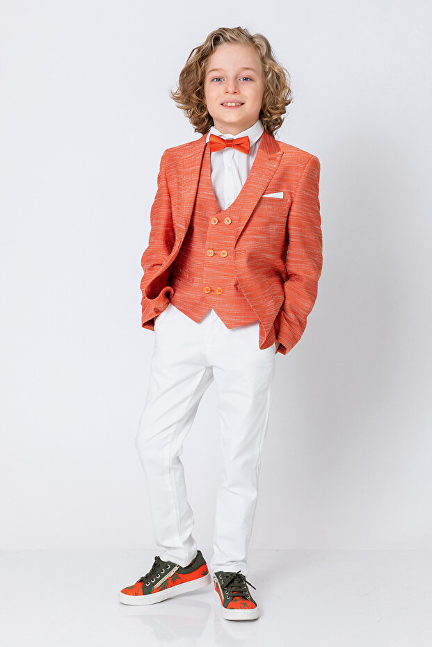 Boy's Single Button Jacket - 7