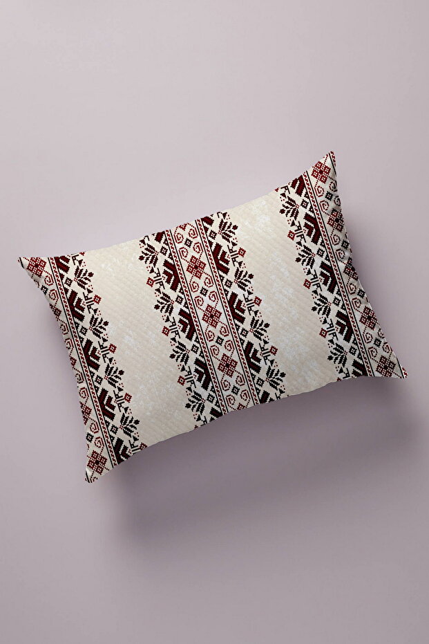 Decorative Bead Quilted Surface Pillow Case (50x70cm) 106