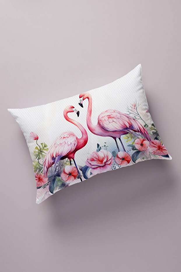 Decorative Bead Quilted Surface Pillow Case (50x70cm) 412