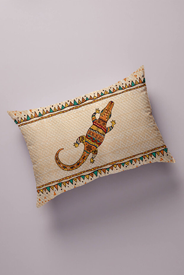 Decorative Bead Quilted Surface Pillow Case (50x70cm) 5
