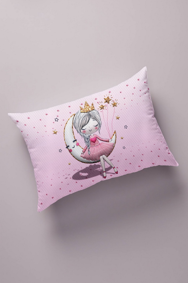 Decorative Bead Quilted Surface Pillow Case ( 50x70cm ) 243