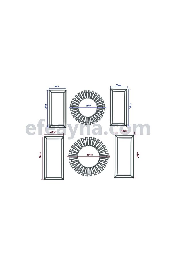 PİYANO- 3'LÜ BRONZ SAAT & TABLO SETİ-BÜYÜK(Duvar saati:83cm,Tabloların herbiri 40x90cm) - 5