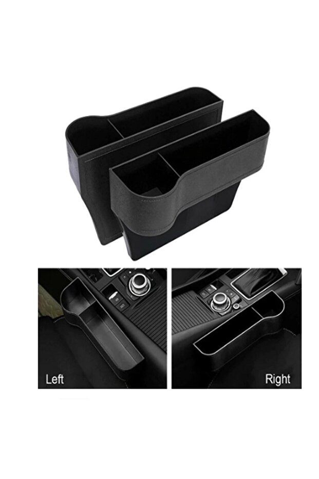 Seat Side Cup Holder Console Organizer Set of 2 Auto Cup Holder