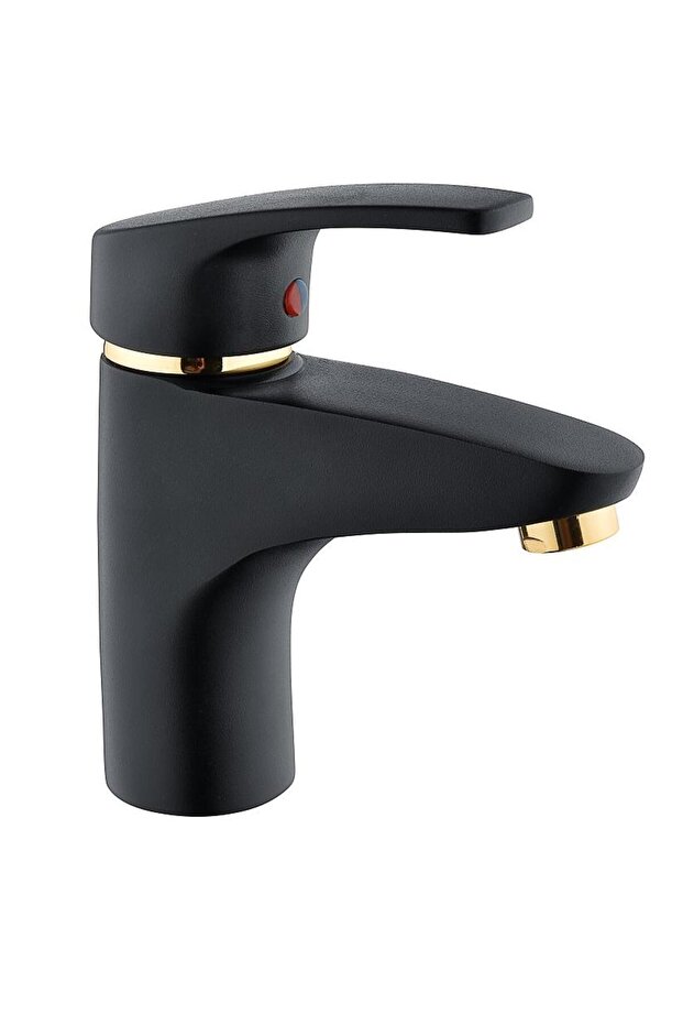 Viva Elite Black Gold Detail Sink Faucet