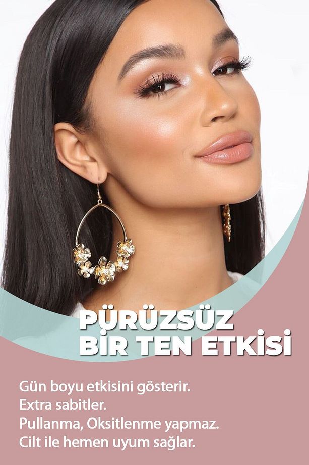 Bb Pudra Kadife Doku - Extra Yüksek Kapatıcı Formül - Renk:01 Çok Açık Beyaz - 4