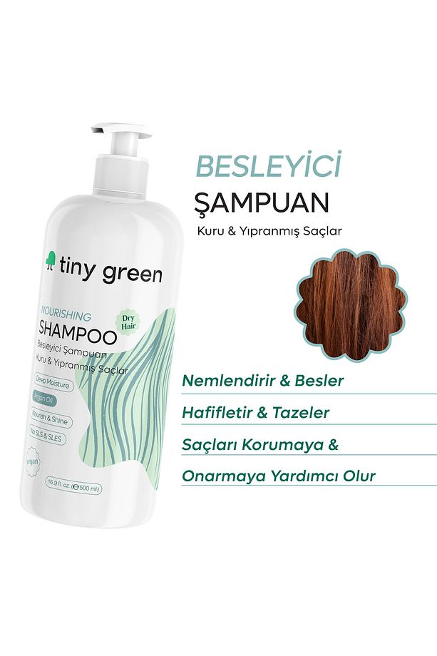 Besleyici Kuru ve Yıpranmış Saçlar Şampuan 500 ml - 3