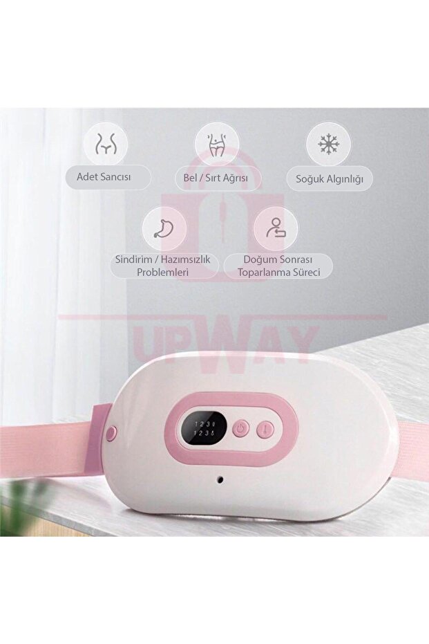 Şarjlı Titreşimli Sıcak Terapi Kemeri - 4