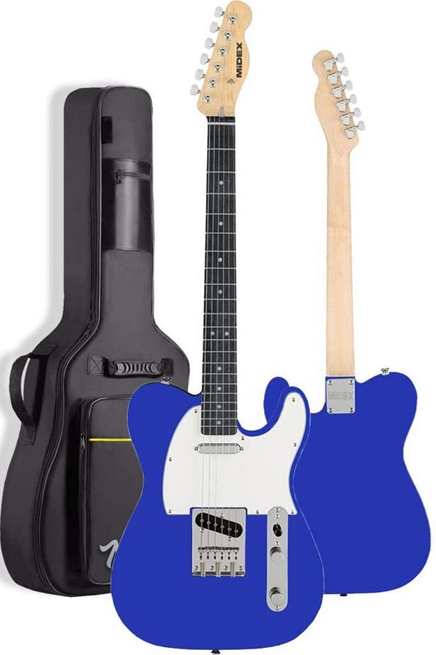 Tlx-50bl Tele Kasa Maple Klavye 2 Single-coil Manyetik Elektro Gitar - 4