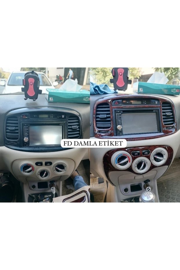 Hyundai Accent Era Dashboard, Console, Trim, Chest Covering Set Mahogany Color Special Design