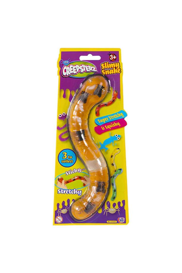 Creepsterz Stretch Yumuşak Yılan Slimy Snake Esnek Squish Yeşil @Yılan@ - 2