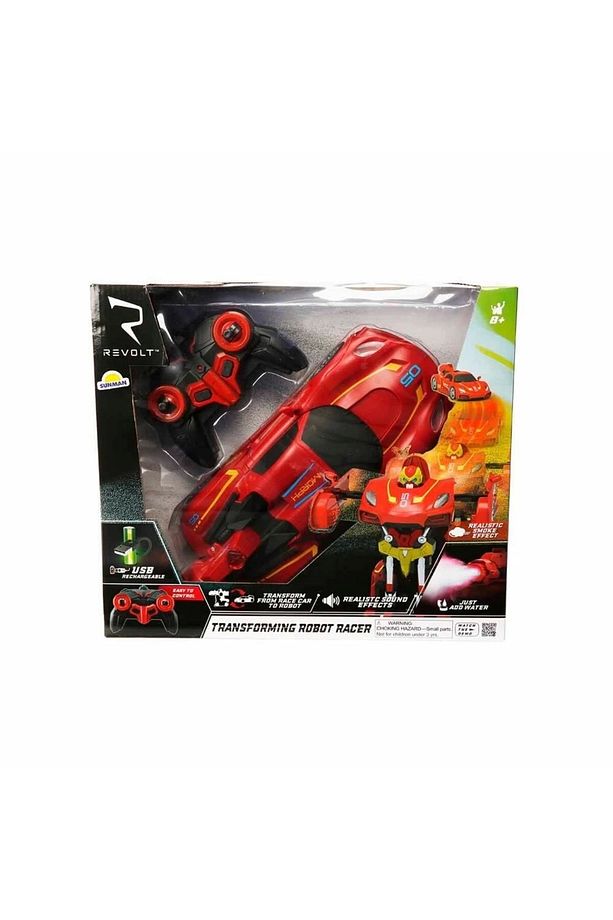 Uzaktan Kumandalı Transforming Robot Racer Sesli Ve Işıklı Araba Snm-1013 - Kırmızı - 5