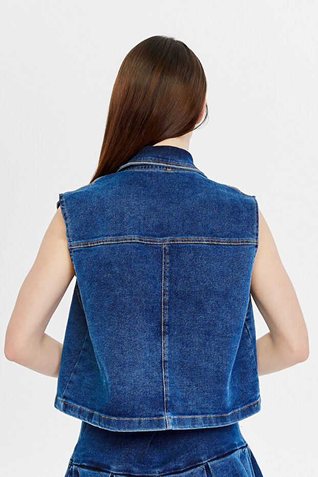 Denim Yelek - 3