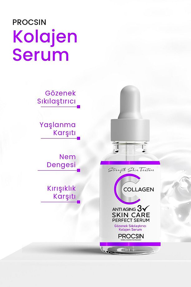 Yaşlanma Ve Kırışıklık Karşıtı Kolajen Serum 20 ml - 2