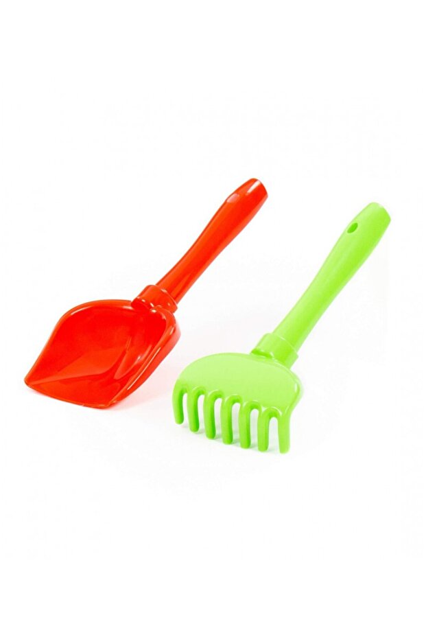 2 Piece Rake and Shovel Beach Set - Sent no72