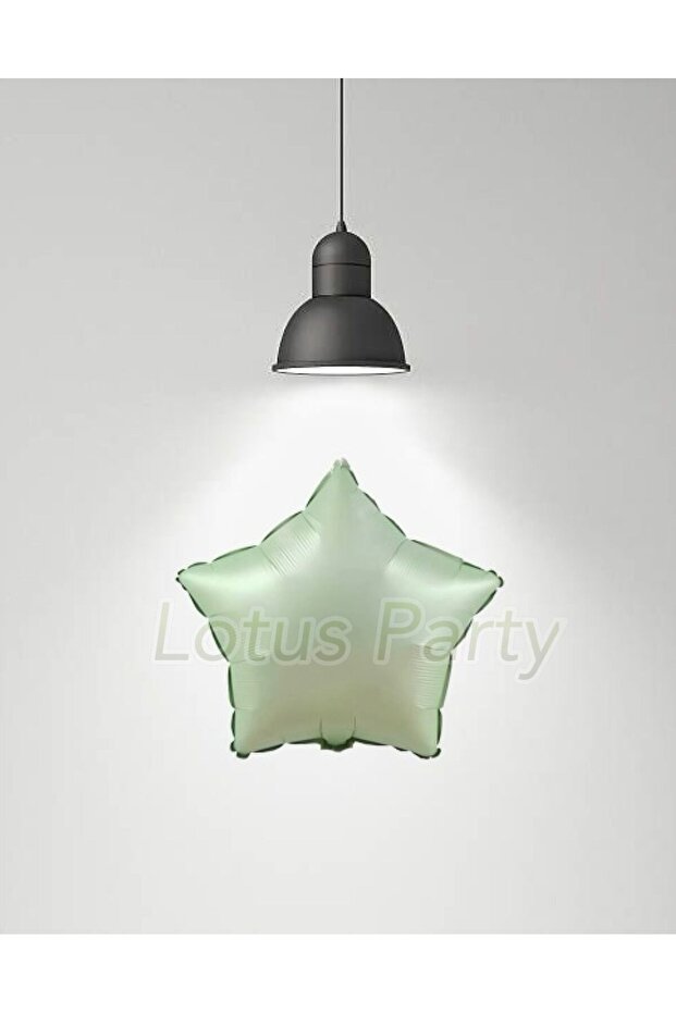 1 x 18-inch Retro Green Star Foil Balloon