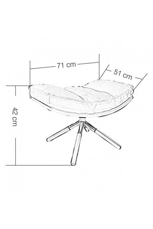 Denis Ahşap Puf - 3