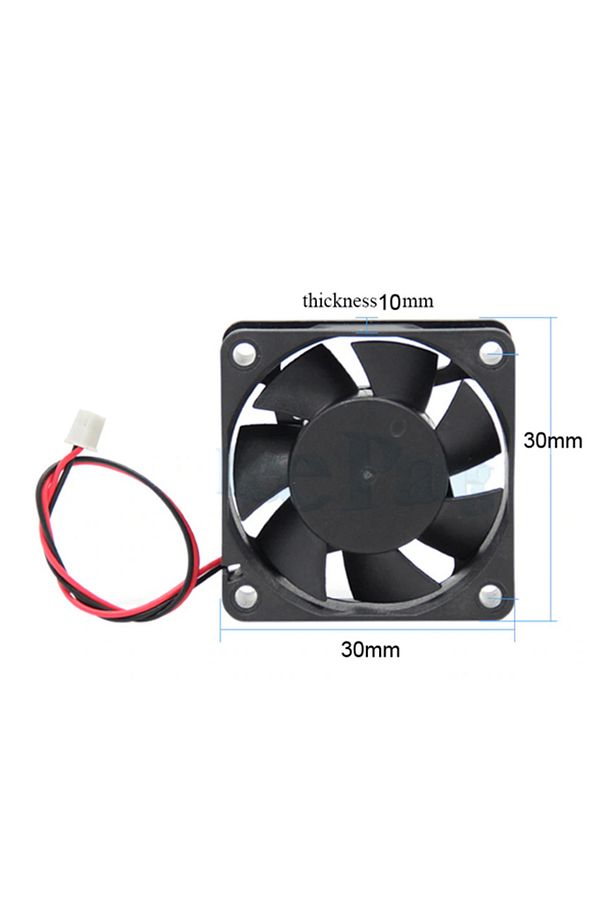 30x30x10 Mm 12v Dc Kare Fan - 1
