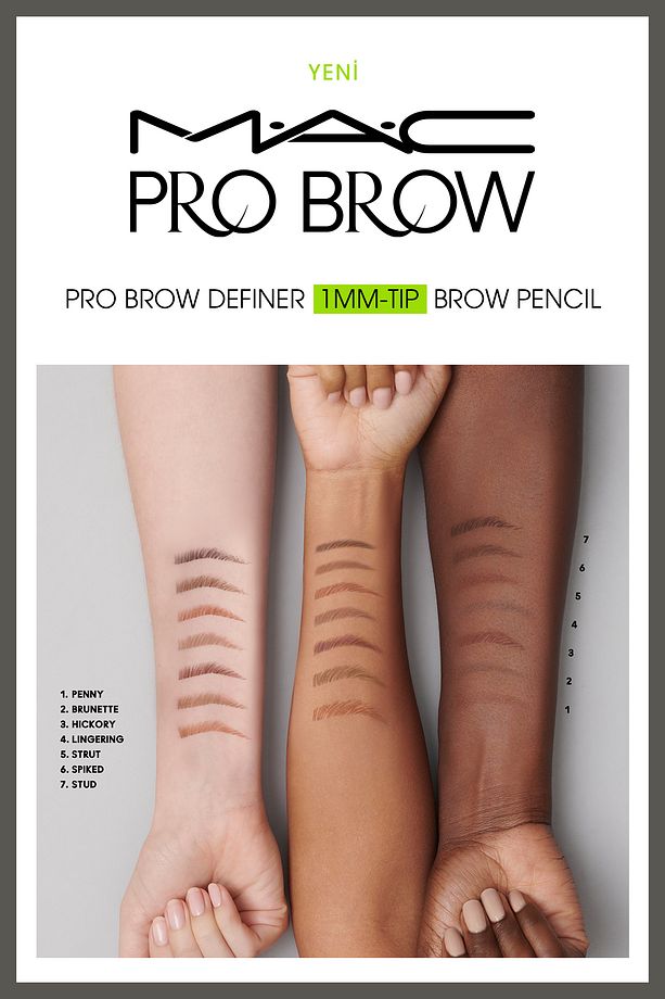 M·a·c Pro Brow Definer 1mm Uçlu Kaş Kalemi - Thunder 0.3 G - 5