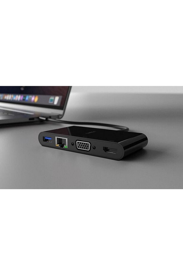 Usb-c Multimedia Adapter; 4k Hdmı, Ethernet, Usb-a, Vga - 4