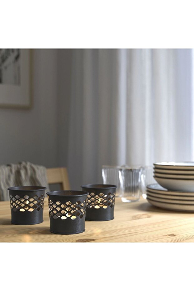 Berggran Tealight 7 cm Mumluk - 5