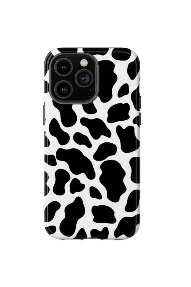 غلاف هاتف بتصميم بقرة مقاوم للصدمات متوافق مع هاتف آيفون 12 برو ماكس - 1