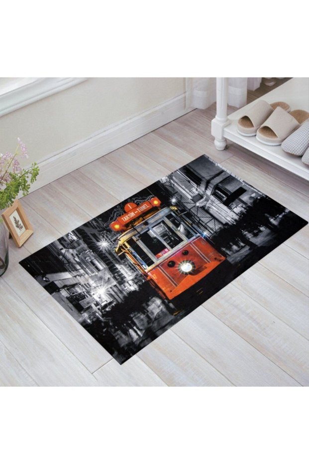 My taxi tramway Printed rubber door front mat