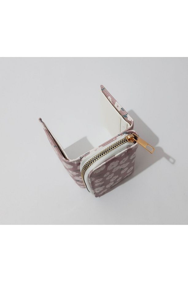 Çocuk Cüzdan 11x8 CM Pembe Papatya Desenli Çocuk Cüzdanı - 4