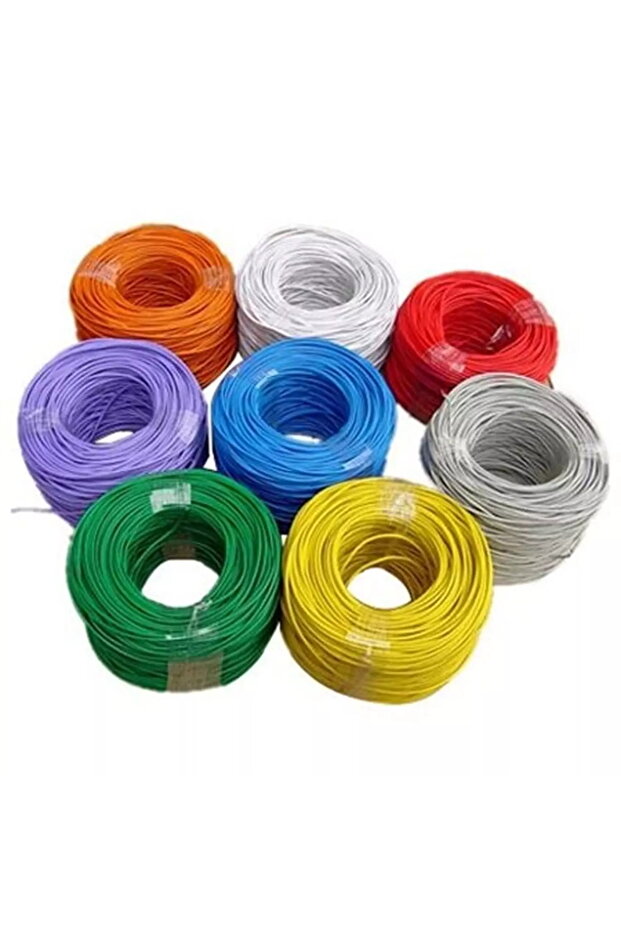 Zil Teli Kablosu Tek Damarlı Devre Montaj Teli (10 Metre) - 1