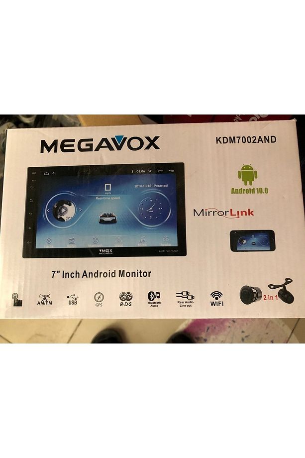Kdm7002 Androit 7 Inç Ekran 2 Gb Rm Dabıl Navigason 55x 4 Çıkış Geri Görüş Kamara - 1