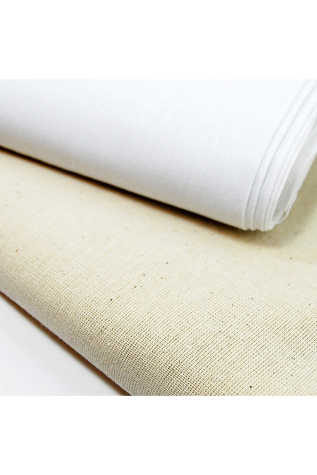 American Cloth (Hambez), 1 Meter Natural (Cream) Width 220 cm