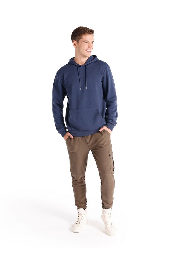 Regular Fit Basic Lacivert Erkek Sweatshirt Cl1059712 - 3