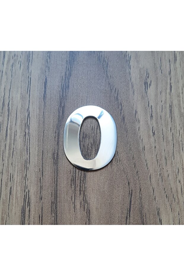 Metal Krom 4.2 Cm Kapı Numarası - 1