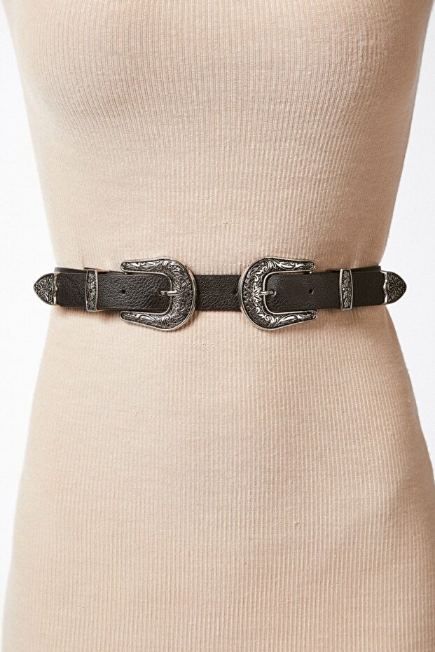 Çift Tokalı Kemer - 1