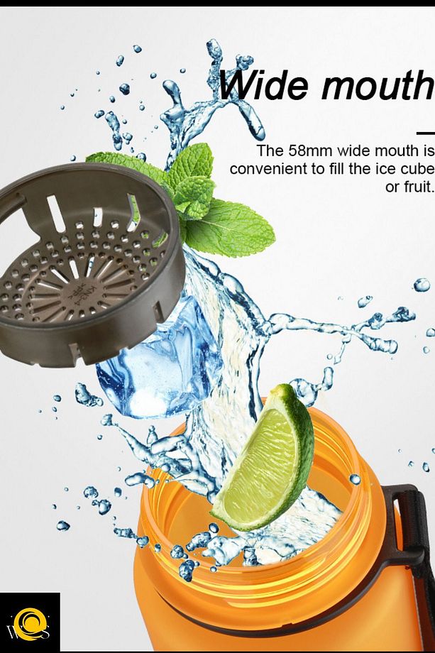 Tritan BPA İçermeyen Çevre Dostu Suluk. Okul için Çocuk suluk Matara, Spor Kamp Matara 500ml - 2