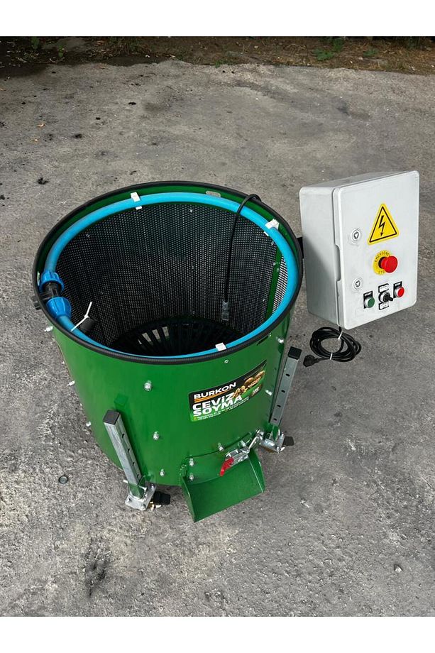 Burkon 190 Litre Rendeli Devir Ayarlı Ceviz Soyma Makinesi - 3