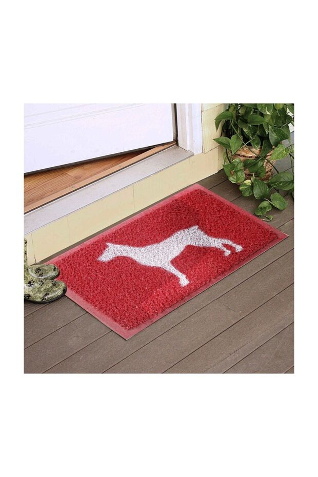Köpek Desenli Kapı Önü Paspası - 1