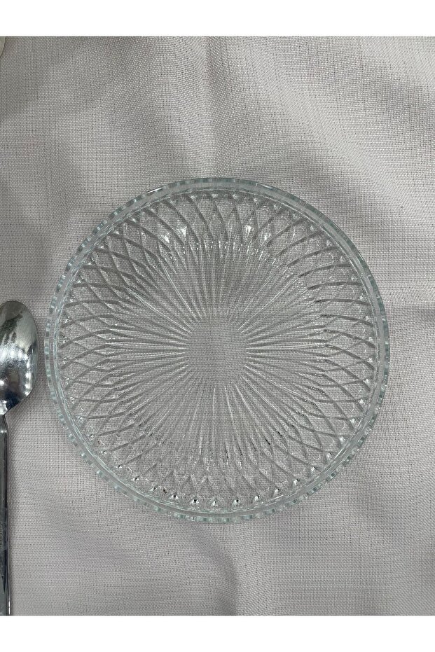 16 Cm Cam Tatlı Tabağı - 1