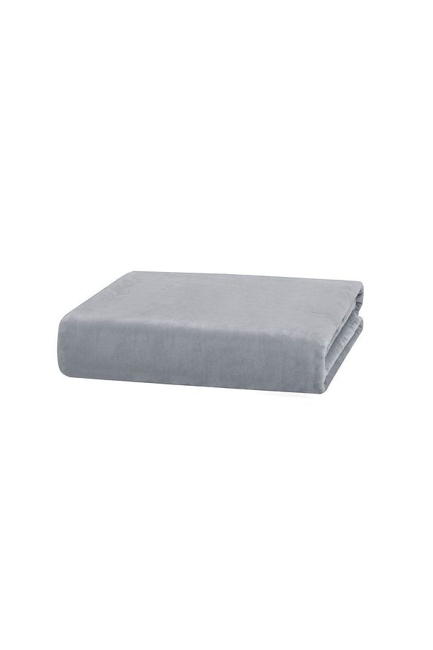 Olenna Tek Kişilik Wellsoft Battaniye - Açık Gri - 3