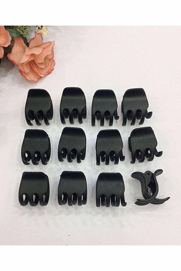 Unbreakable Matte Color 2x3 Cm Latch Buckle 12 Pieces
