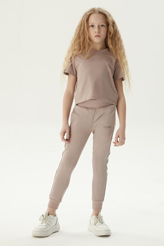 Girl's Brown Sweatpants