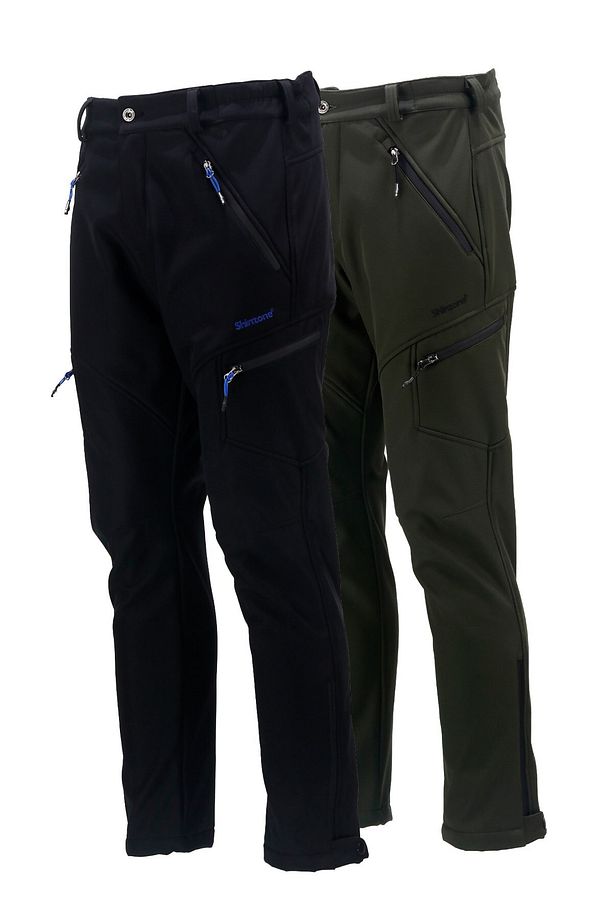 Erkek Soft Shell içi Polarlı Outdoor 2'li Pantolon Set Şık - 1