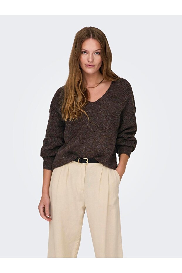 ONLVENEDA LS VNECK CC KNT - 3