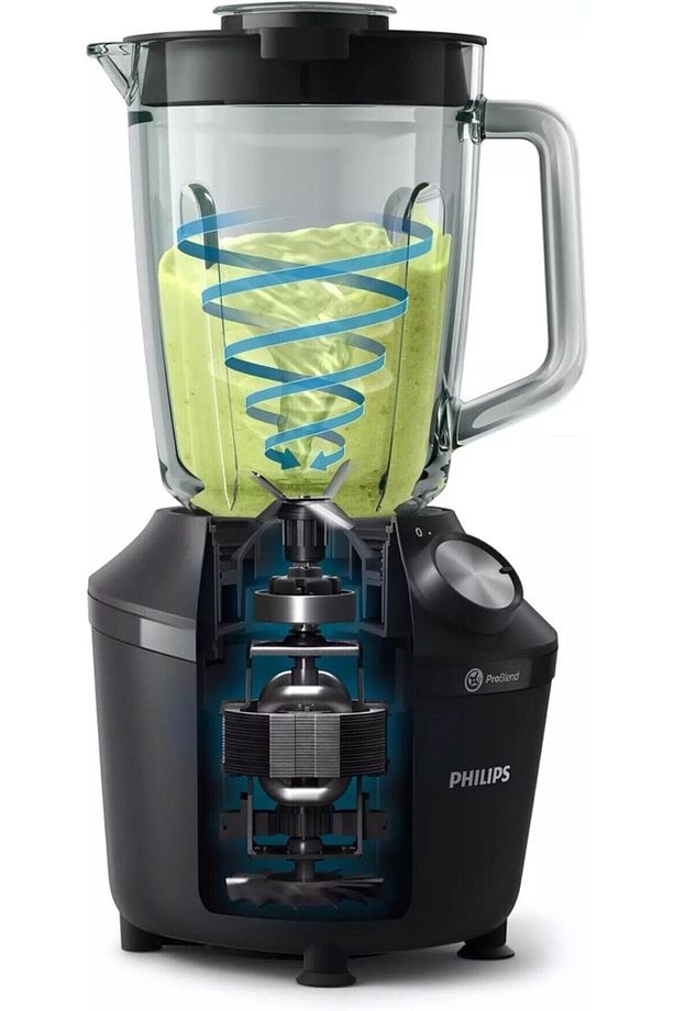 Smoothie ve Smoothie için Blender - 600 W, 2 L 2 Hız + Darbe, ProBlend Bıçak Buz Kırıcı - 3